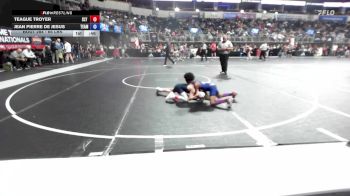 66 lbs Consi Of 8 #2 - Teague Troyer, Sly Fox Wrestling Academy vs Jean Pierre De Jesus, Team Of Hard Knox