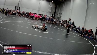 64 lbs Semis (4 Team) - Alsea Goldsby, POWA vs Julie Fleming, Lady Assassins