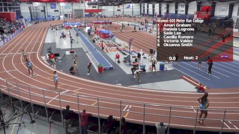 Women's 600m, Finals 2