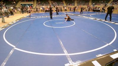 80 lbs Consi Of 8 #2 - Lukus Ringquist, HURRICANE WRESTLING ACADEMY vs Bishop Louie, Pin-King All Stars