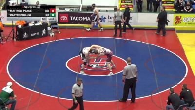 252 lbs Round Of 16 - Matthew Peace, Clearfield vs Carter Pullum, Laurel