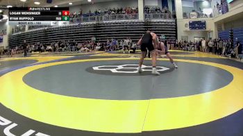 150 lbs Cons. Round 4 - Logan Wensinger, Fremont Ross vs Ryan Ruffolo, Franklin