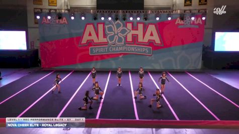 NOVA Cheer Elite - Royal Legacy [2026 L1 - Rec Performance Elite - 8Y Day 1] 2026 Aloha Baltimore Showdown