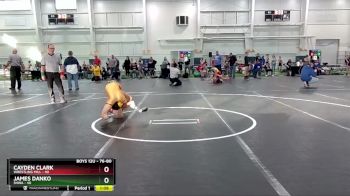 76-80 lbs Semifinal - James Danko, SHWA vs Cayden Clark, Wrestling Mill