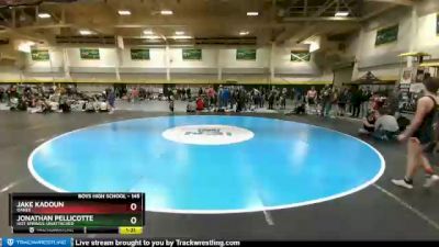 145 lbs Cons. Round 2 - Jake Kadoun, Oakes vs Jonathan Pellicotte, Hot Springs-Unattached