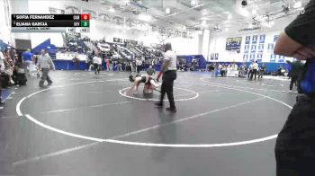 120 lbs Cons. Semi - Eliana Garcia, Northview vs Sofia Fernandez, Camarillo