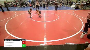 49 lbs Quarterfinal - Shayne Lockhart, Bentonville Wrestling Club vs James Evans, Bartlesville Wrestling Club