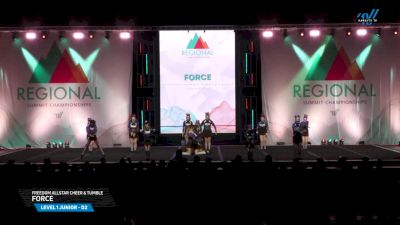 Freedom Allstar Cheer & Tumble - Force [2025 L1 Junior - D2 Day 2] 2025 The Northeast Regional Summit