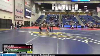 141 lbs Cons. Round 4 - Jose Landin, CA State University Bakersfield, -Unattached vs Stockton O`Brien, Utah Valley-Unattached