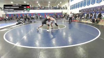 144 lbs Quarterfinal - Caden Ramey, Lake City vs Kaden Bunderson, Pocatello