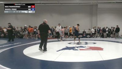 74 kg Champ. Rd Of 64 - Nick Piontkowski, Knights RTC vs Maikol Perez, NIACC
