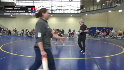 131 lbs Cons. Round 2 - Cieanna Ficken, Hawkeye Community College vs Vaida Uskilith-karaja, Iowa Western Community College