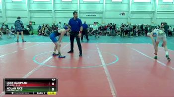 106 lbs Round 6 (10 Team) - Luke Galipeau, GT Alien - 2 vs Nolan Rice, Cow Rock WC