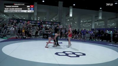 59 kg Cons. Sub-semis - Sarah Savidge, Army (WCAP) vs Ruby Julien-Newsom, Tornado Wrestling Club