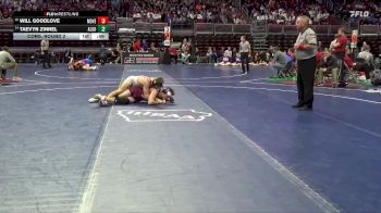 2A-165 lbs Cons. Round 2 - Taevyn Zinnel, Algona vs Will Goodlove, Mount Vernon