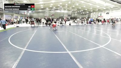 113 lbs Cons. Rd Of 16 - Sullivan Sigman, Black Hills Wrestling Academy vs Haydon Snowden, Indiana