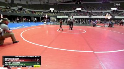 National 3-5 64 Quarterfinal - Bryce Krisher, Matoaca Wrestling Club vs Axton Viscome, Great Neck Wrestling Club