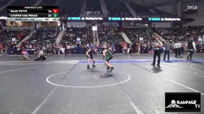 110 lbs Cons. Semi - Silas Potts, Trailblazer vs Cooper Van Praag, Derby