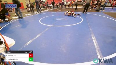 70 lbs Final - Kacy Pumal, Tiger Trained Wrestling vs Daxton Deckard, Raw Wrestling Club