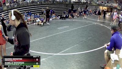 113 lbs Finals (8 Team) - Isabelle Shockman, Minnesota Storm Blue vs Naveen Edmiston, Oregon Girls