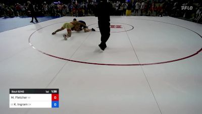 165 lbs Rnd Of 64 - Markus Fletcher, WI vs Kelby Ingram, OK