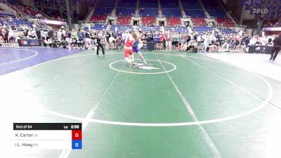 175 lbs Rnd Of 64 - Kenneth Carter, OK vs Luke Hoag, MN