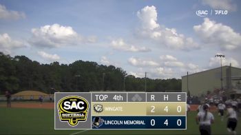 Replay: Lincoln Memorial vs Wingate | May 2 @ 3 PM
