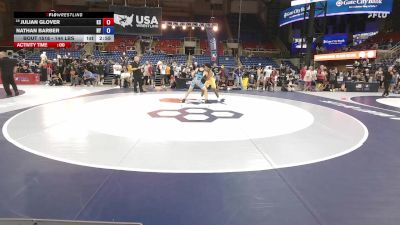 144 lbs Cons. Sub-rd Of 32 - Julian Glover, KS vs Nathan Barber, NY