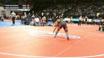 215 Class 4 lbs Champ. Round 1 - Deric Washington, Glendale vs Louis Van Batavia, Park Hill