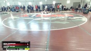 170 lbs Champ. Round 3 - Seiya Thompson, Bishop Kelly vs Hunter Taylor, Chiawana