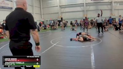 100 lbs Finals (2 Team) - Jonathan Toriello, Killer Elite vs Jayce Nixon, The Wrestling Mill