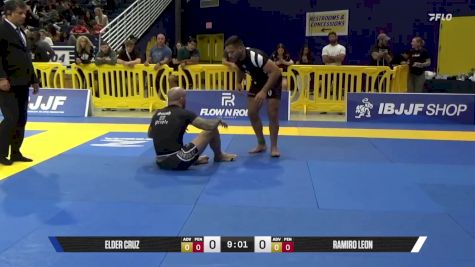 Ramiro Leon vs Elder Cruz 2025 Pan IBJJF Jiu-Jitsu No-Gi Championship