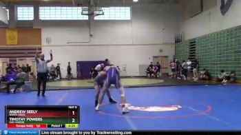 138 lbs Cons. Round 3 - Timothy Powers, Oak Harbor vs Andrew Seely, North Creek