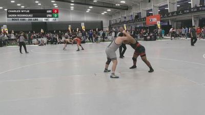 285 lbs Cons. Quarters - Charles Wylie, All American Wrestling Club vs Jaden Rodriguez, Great Plains Wrestling Academy