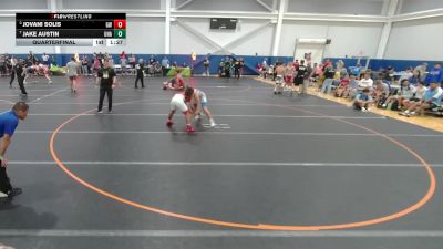 138 lbs Quarterfinal - Jake Austin, Unattached vs Jovani Solis, Gladiator Wrestling