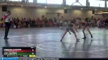 106 lbs Round 1 (4 Team) - Angelina Cassioppi, Black Mambas Red vs Zoey Salmons, Black Mambas Blue