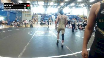 132 lbs Semis & Wb (16 Team) - Jordan Harrison, Braves WC vs Joe Oymayan, Buchholz
