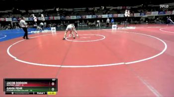 157 lbs Quarters & Wb (16 Team) - Jacob Dodson, Belmont Abbey vs Gavin Fehr, Elizabethtown College