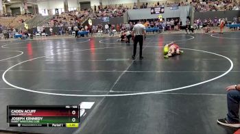 105 lbs Quarterfinal - Caden Acuff, Halls Wrestling vs Joseph Kennedy, Rabbit Wrestling Club