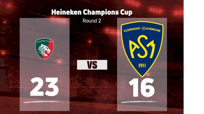2022 Leicester Tigers vs ASM Clermont Auvergne