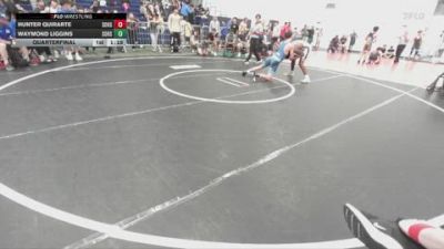 138 lbs Quarterfinal - Hunter Quirarte, Dark Horse vs Waymond Liggins, Rancho Cucamonga High School