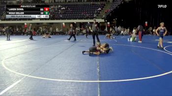 102 lbs 3rd Place Match - Laken Duwa, Hawkeye Wrestling Academy vs Noah Miller, Immortal Athletics WC