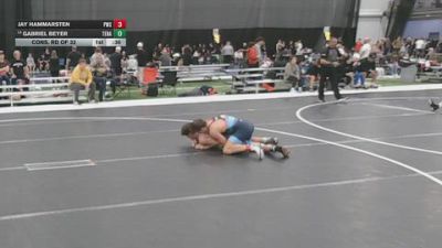 144 lbs Cons. Rd Of 32 - Gabriel Beyer, Team Nazar vs Jay Hammarsten, Pinnacle Wrestling School