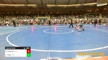 70 lbs Consi Of 16 #2 - Braeden Wieland, Sherman Challengers vs Levi Pike, Michigan West Wrestling Club