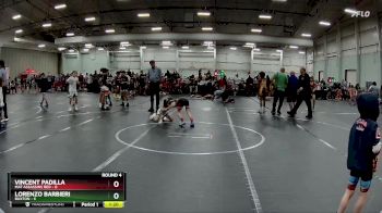 52 lbs Round 4 (8 Team) - Lorenzo Barbieri, Buxton vs Vincent Padilla, Mat Assassins Red