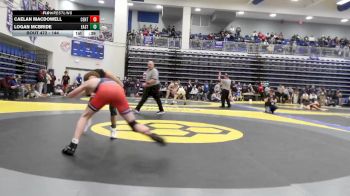 144 lbs Cons. Round 4 - Logan McBride, Eastwood vs Caelan MacDowell, Centennial