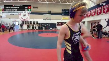 132 lbs Cons. Semi - Hayden Suttee, Saratoga vs Lyman Halverson, Sundance