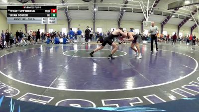 157 A Champ. Round 2 - Wyatt Opferbeck, Muskingum University vs Ryan Foster, Ohio Northern Univerity