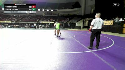 285 lbs Round Of 16 - Tristin Grim, Wayne State College vs Devin Dudley, Life