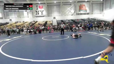 65 lbs Semifinal - Kellan Winters, Brawler Elite vs Brycen Bialaszewski, Club Not Listed